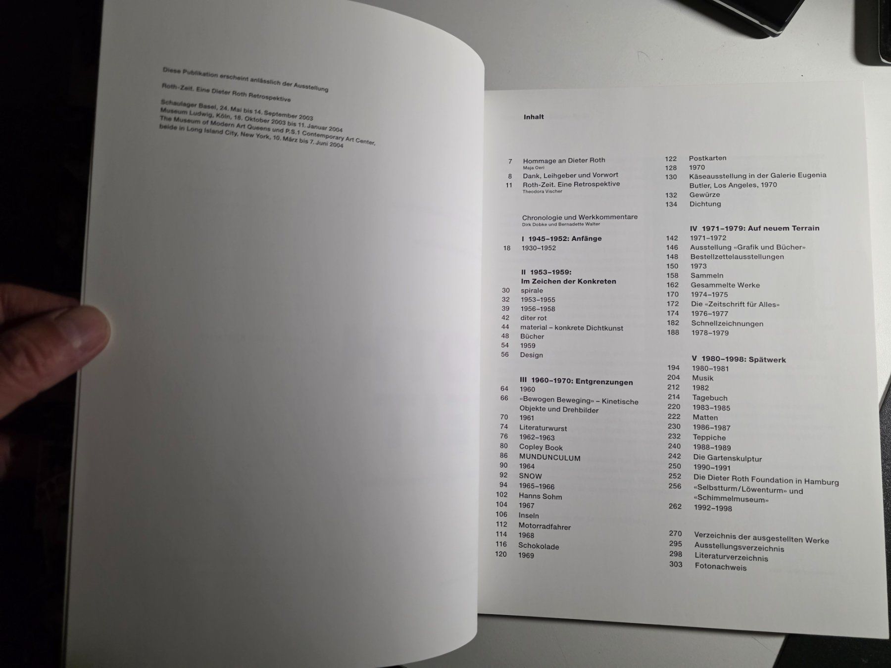 Libri: Roth Zeit - Dieter Roth Retrospektive 2003 – Usato da Walterswil BE venduto da Lonitti 2