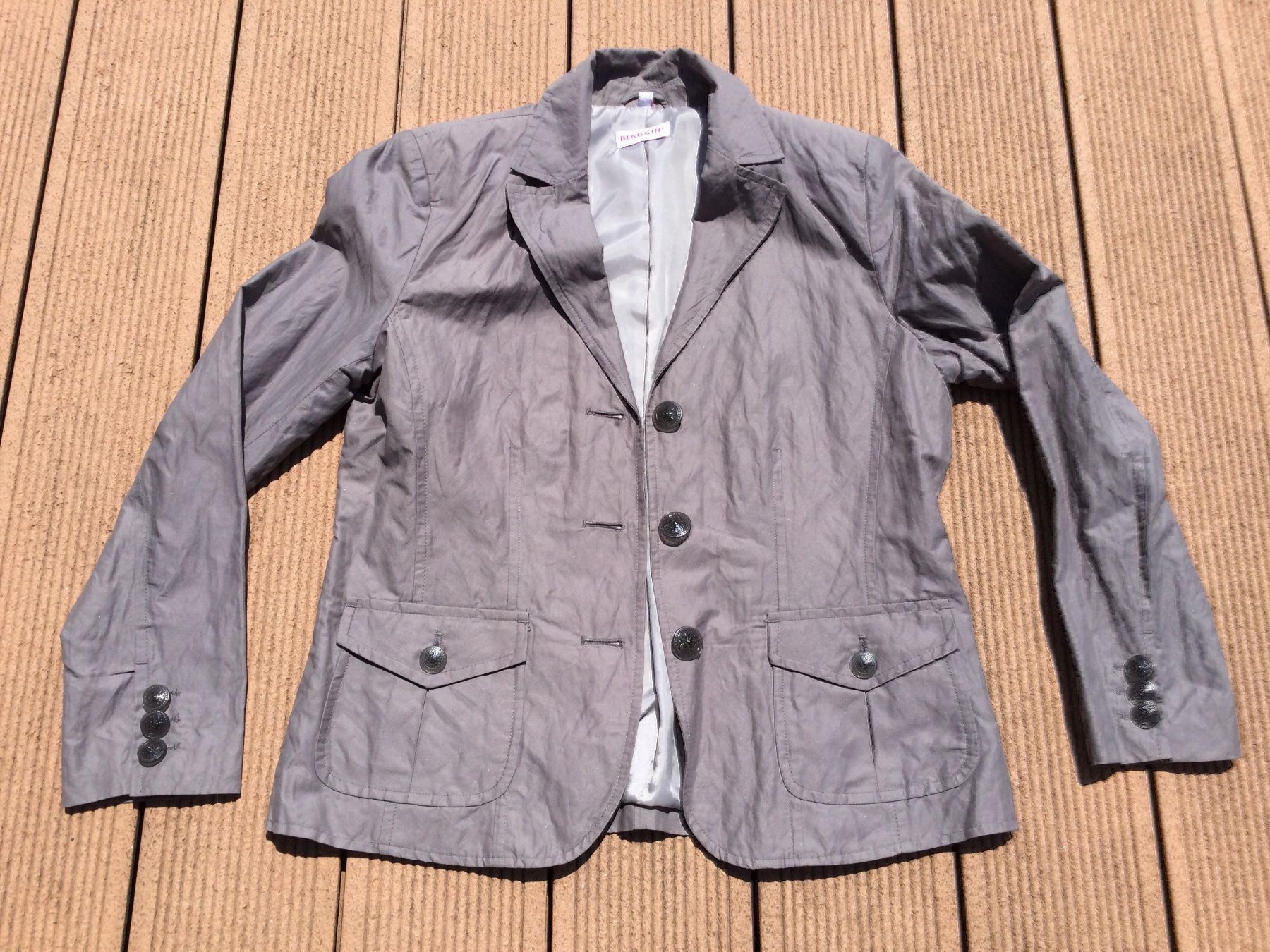 Giacche: Veste/Blazer gris scintillant BIAGGINI – Nuovo e nell'imballaggio originale da Agiez venduto da chouchanelle 1