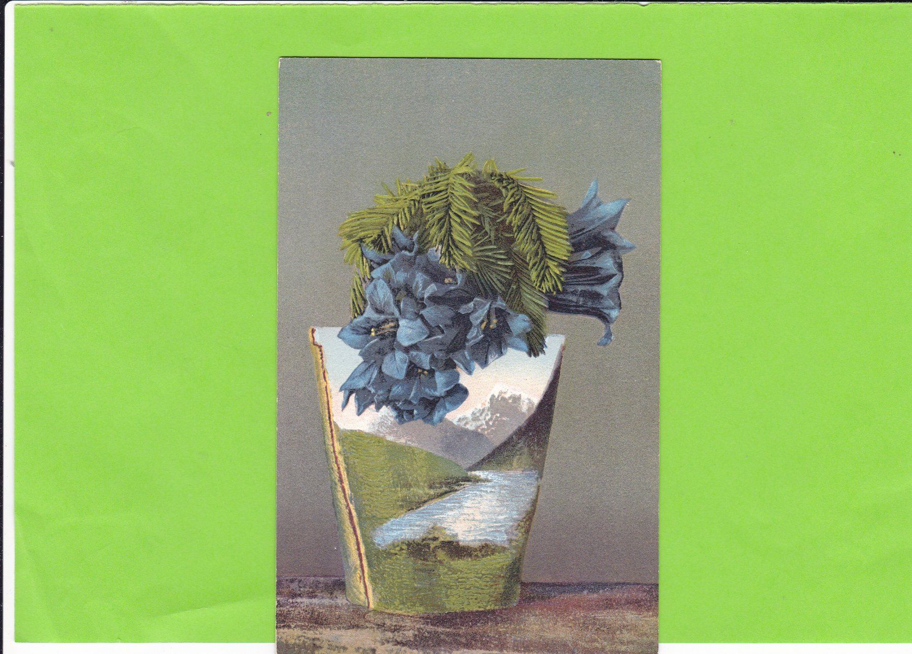 Cartoline postali: Enzian in Vase – Usato da St. Peterzell venduto da neckertal