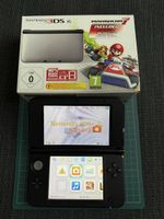 Nintendo 3DS XL – Silber/Schwarz & OVP & Original-Ladekabel