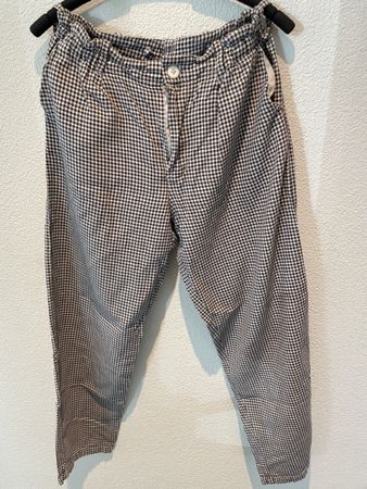 Bäcker-/Kochhose kariert elastischer Bund 