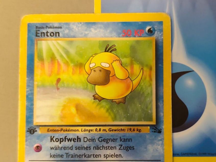Pokémon Carte collezionabili: Enton 1.st edition/ Psyduck - Fossil – Usato da Kehrsatz venduto da Riyouu