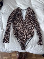 Body imprimé léopard Zara, taille S, manches longues