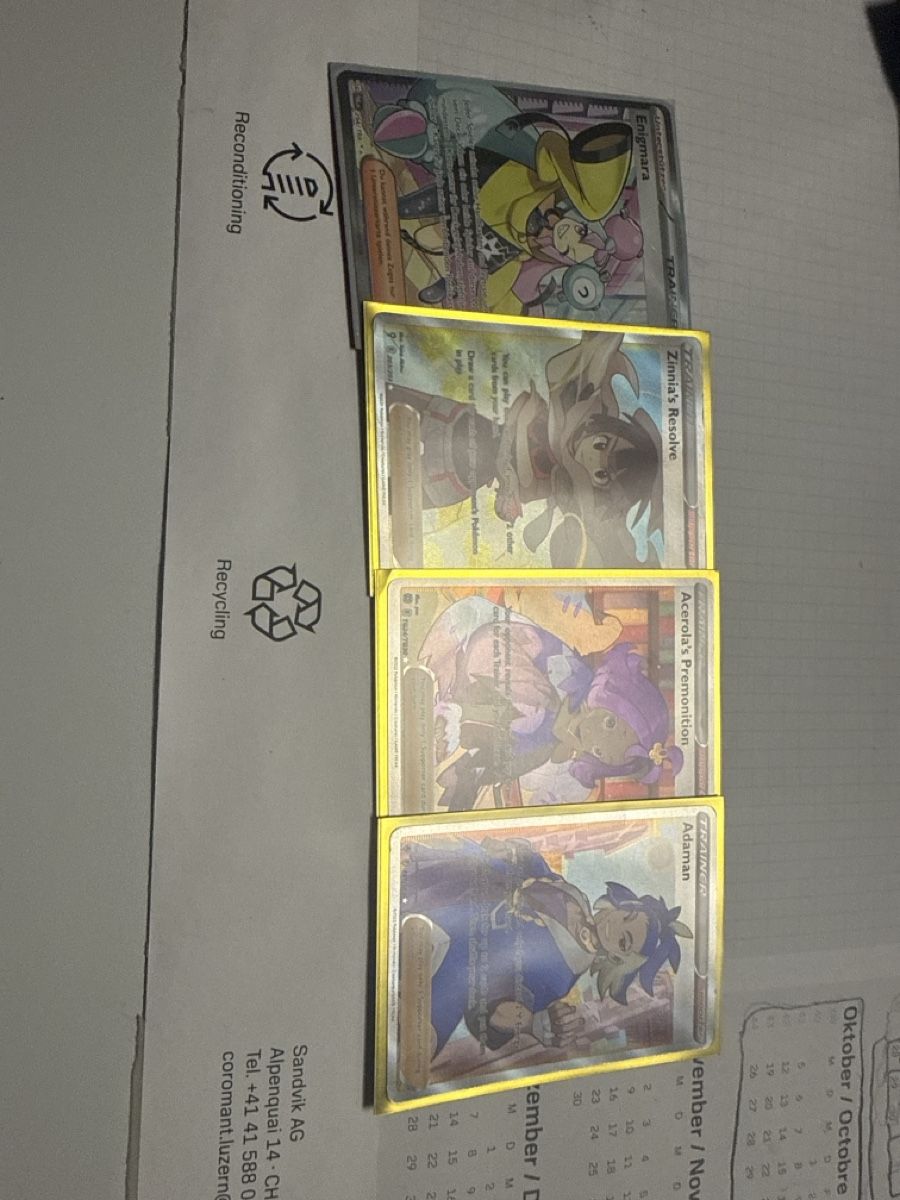 Pokémon Carte collezionabili: Pokemon Karte – Usato da Appenzell Meister. venduto da ROMDIE10