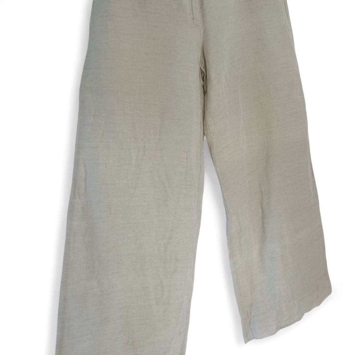 H&M Pantaloni: BEIGE LINEN BLEND WIDE-LEG PANTS – Nuovo (secondo la descrizione) da Zürich venduto da Cengre 2