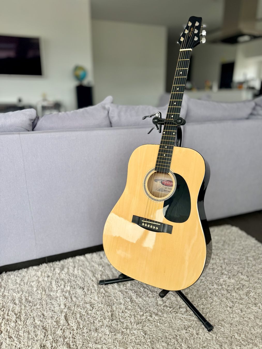 Strumenti musicali: Stagg SW201N Akustische Dreadnought Gitarre – Usato da Unterägeri venduto da NikitaY