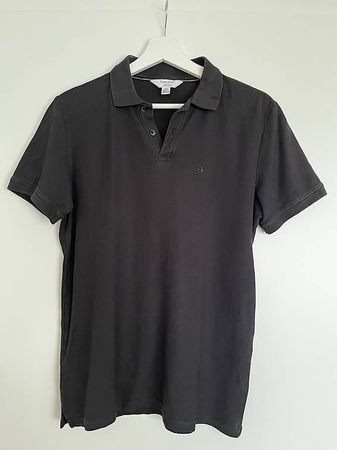 Calvin Klein Poloshirt, schwarz, Gr. S