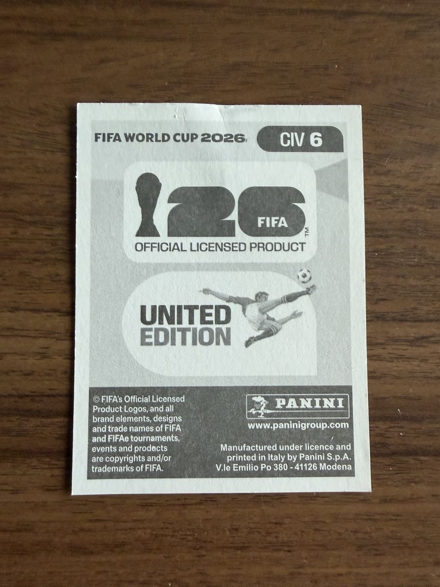 Panini Carte collezionabili: FIFA World Cup 2026  CIV 6 Panini – Usato da Feldbrunnen venduto da cleo09