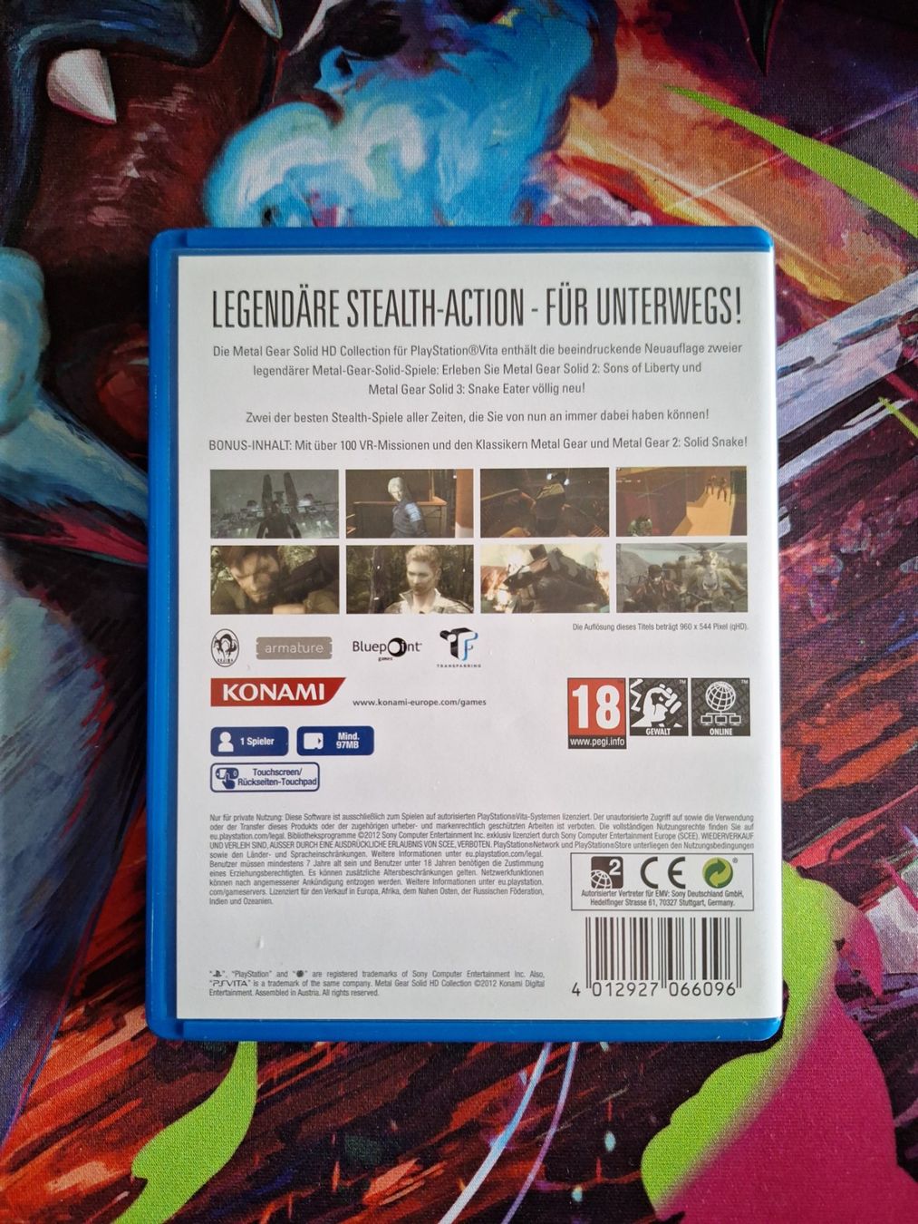 Sony Giochi: Metal Gear Solid - HD Collection - PS Vita – Usato da Altstätten SG venduto da GGsGameshop 1