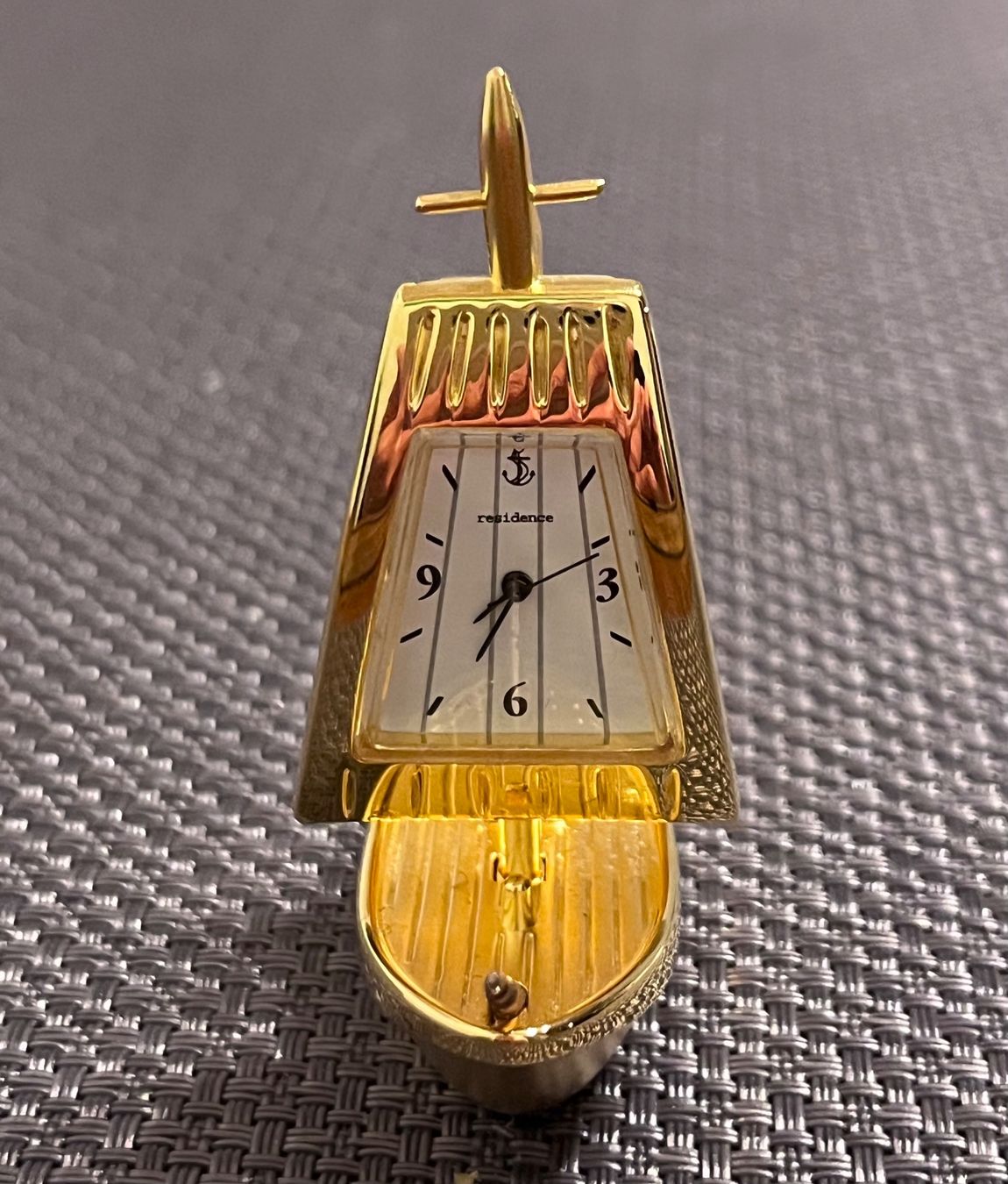 Orologi da terra & Orologi da parete: Pendulette de table miniature voilier – Nuovo (secondo la descrizione) da Corjolens venduto da san_kyv9