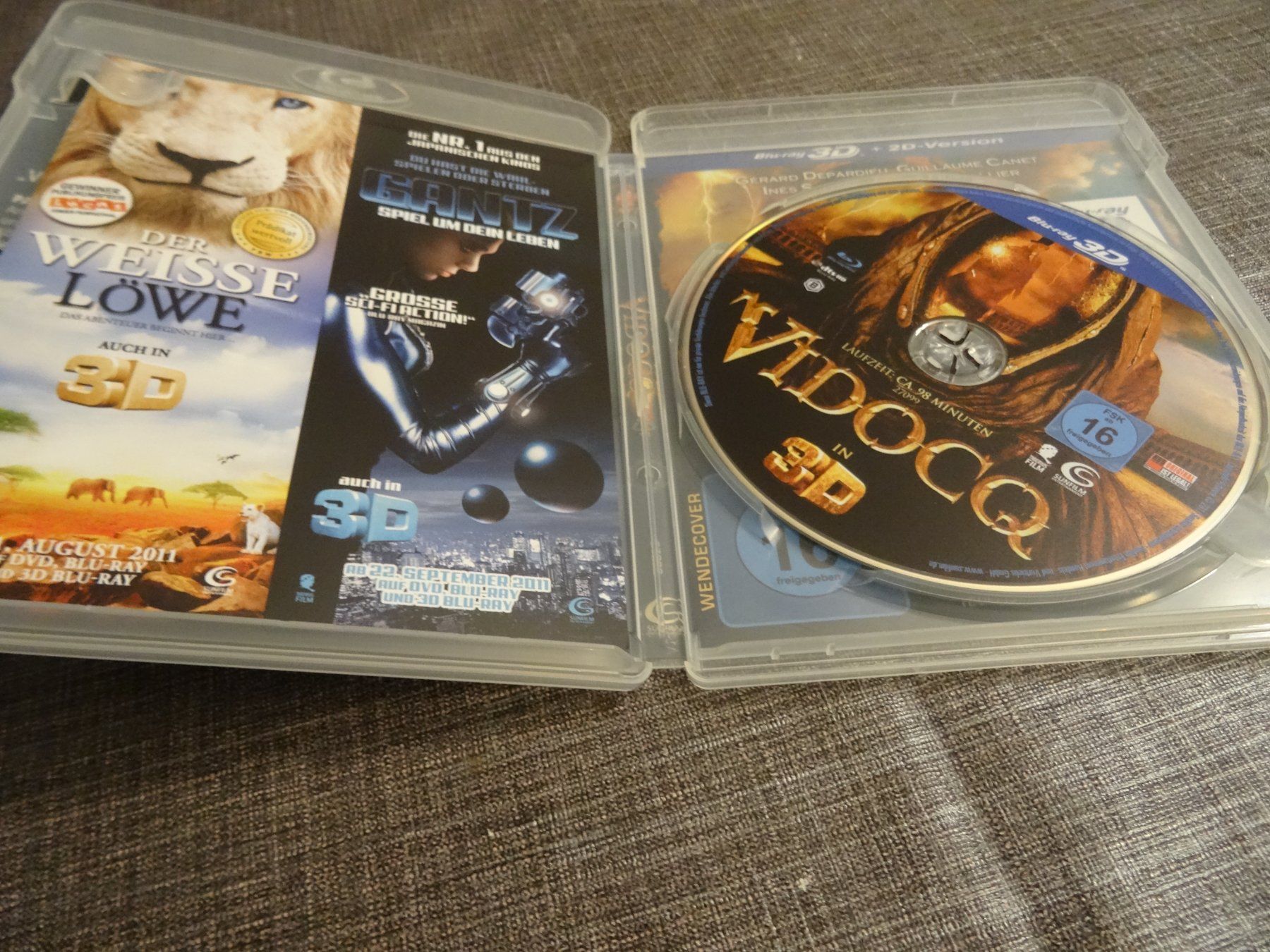 Alle DVDs: Blu-ray 3D Vidocq 3D – Gebraucht aus Olten von Disc-Verkauf 1