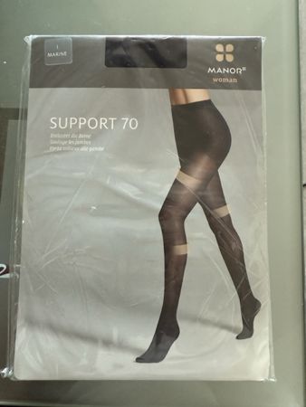 Manor Support 70 Strumpfhose Marine Grösse 1 neu