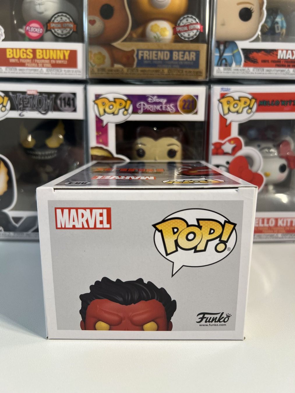 Funko Statuette: Funko POP! Marvel Red Hulk Edition Limitée – Nuovo e nell'imballaggio originale da Le Mouret venduto da perfectbijou 4