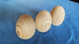 50 Stk. Eier in Föhrenholz