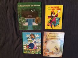 4 Kinder-Märchenbücher: Aschenputtel, Schneeweisschen & C...