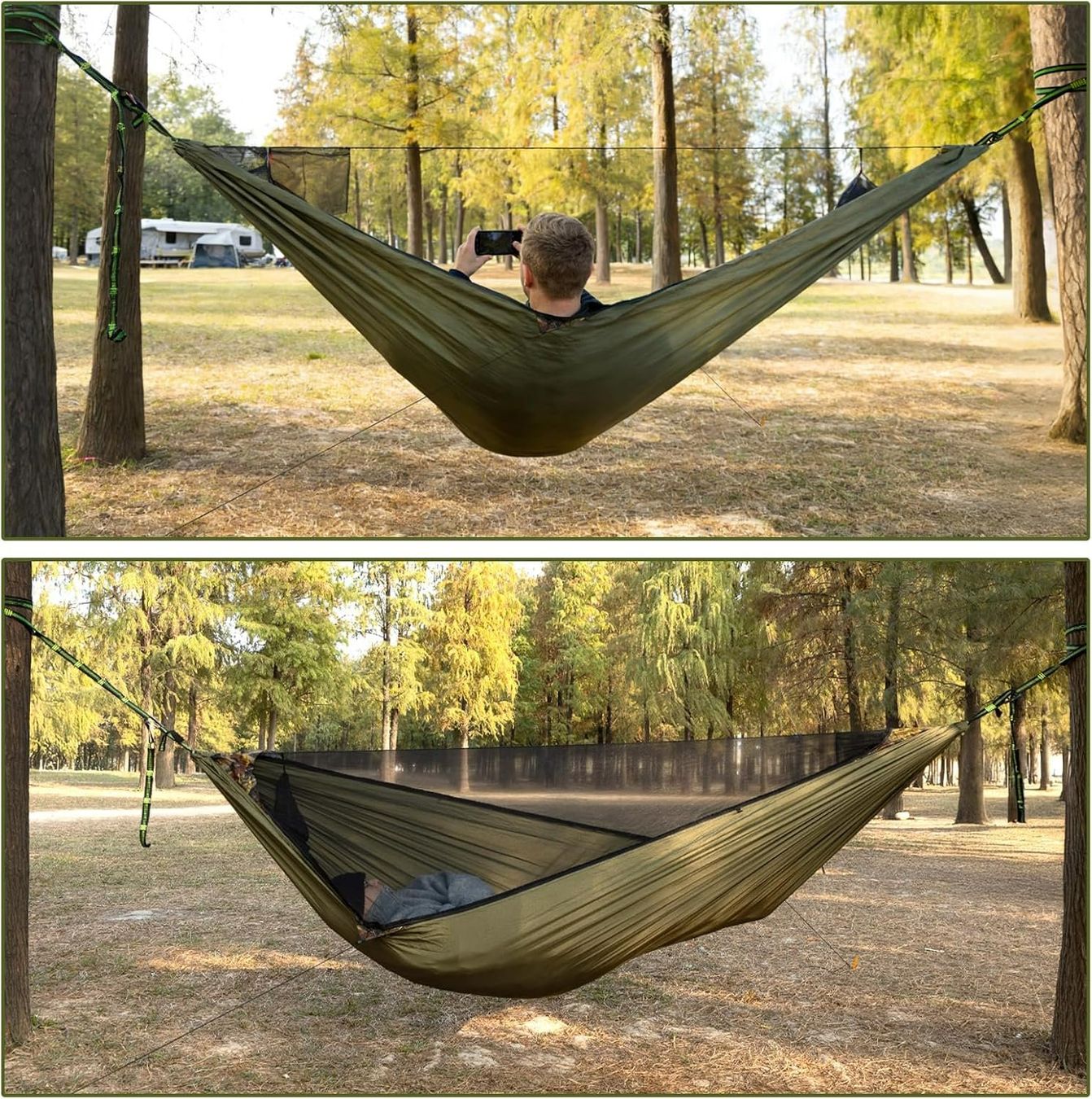 Amache: Camping Hängematte mit Moskitonetz & Isomatte – Nuovo e nell'imballaggio originale da Suhr venduto da SchnapperCH 5