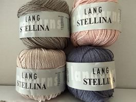 Lang Stellina  4 Knäuel  55% Seide  45% Baumwolle assortiert