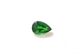 Tsavorit-2.59 ct-Tropfenschliff-Natural-Kenia-ALGT Zert.