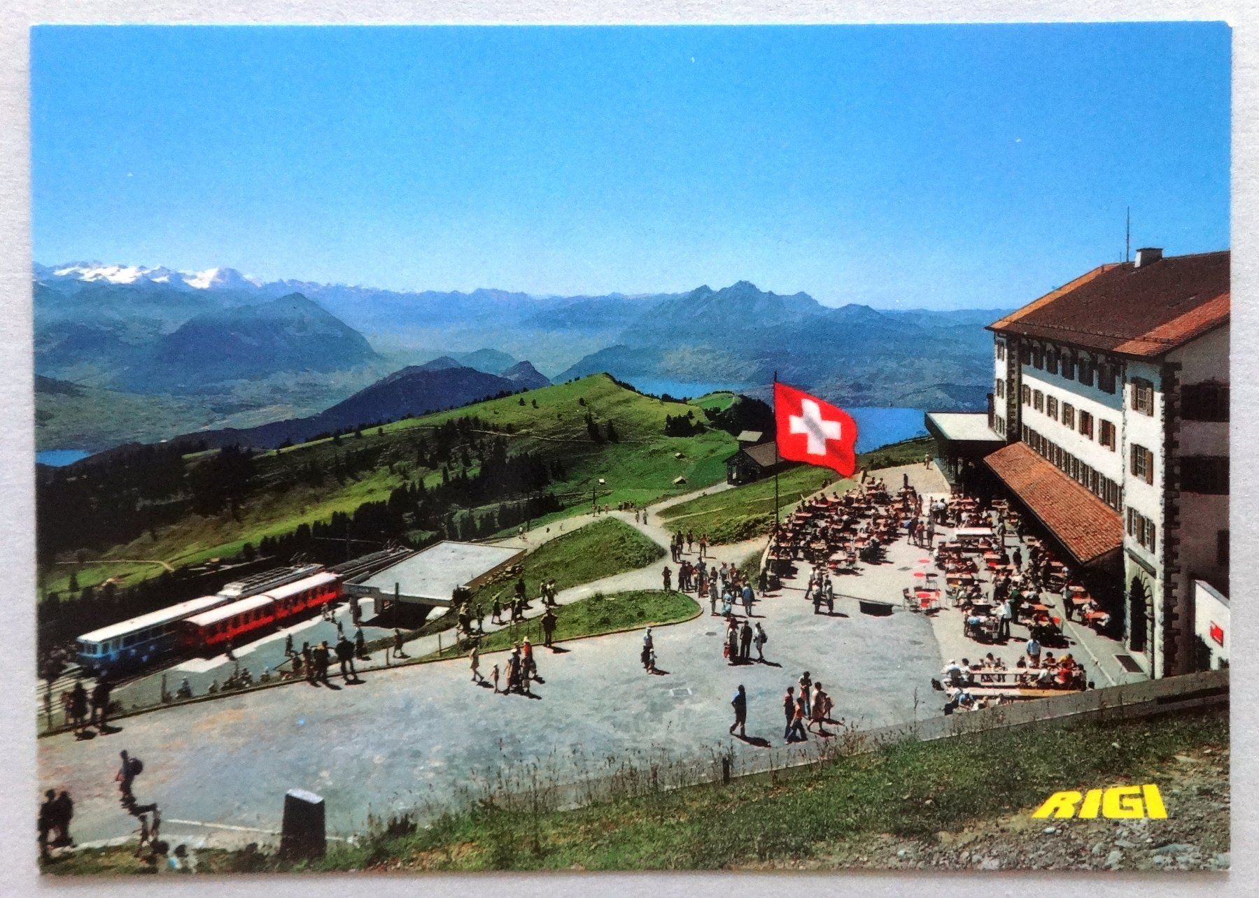 Cartoline postali: Rigi-Kulm, Vitznau und Arth-Rigibahnen – Usato da Fétigny venduto da Billy2miny