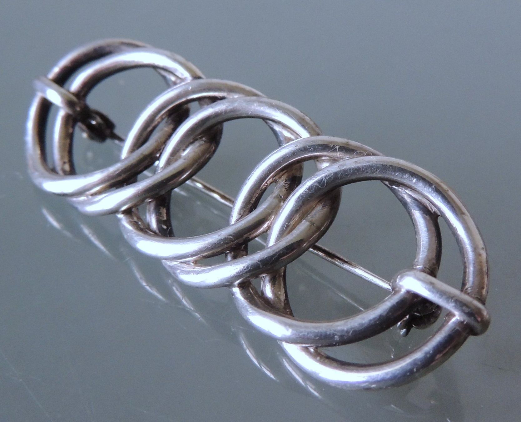 Broschen & Nadeln: Silber 925 Brosche 52 x 18 mm Schweiz – Gebraucht aus Waldenburg von schaller707 1