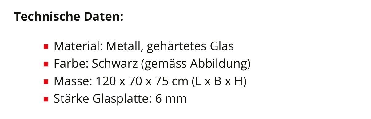 Tables: Schicker Glastisch – D'occasion à zürich par sunnyredchilli 5