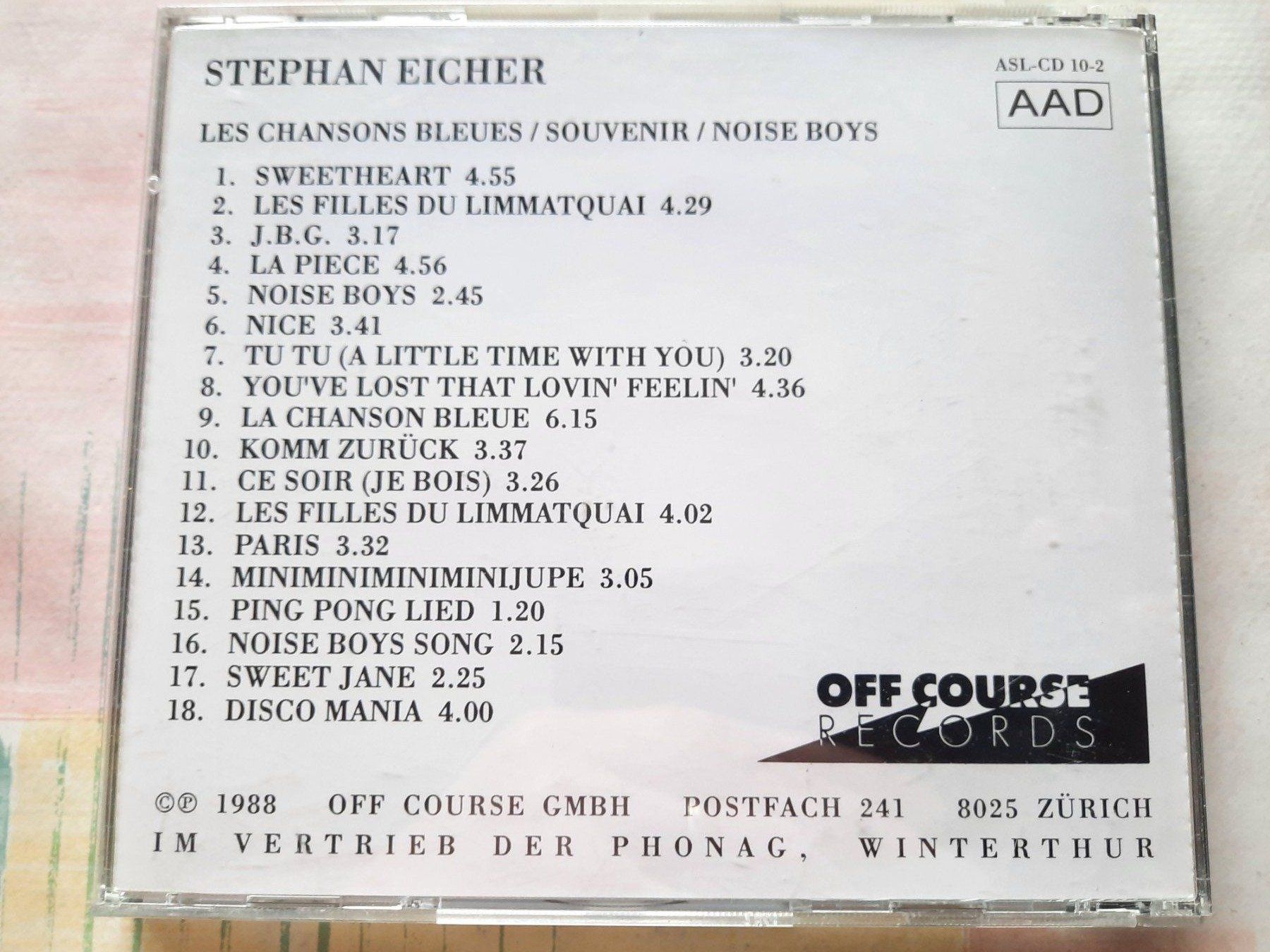 CDs: Cd Stephan Eicher - Les chansons bleues  – D'occasion à Pully par bro_n52j 1