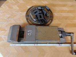 Gressel Maschinenschraubstock 125mm mit Drehplatte
