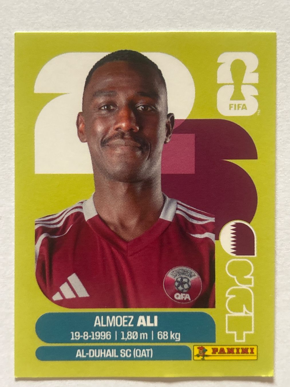 Panini Carte collezionabili: Panini WM 2026 Sticker - Ali QAT 20 – Nuovo (secondo la descrizione) da Troistorrents venduto da sim_d75d