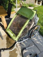Croozer Kid for 2, rimorchio bici per bambini, verde