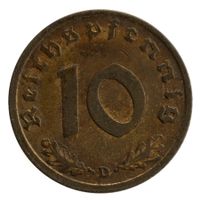 Deutschland - 10 Reichspfennig - 1939 - D