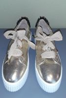 Coole Goldene Sommer Sneaker, neuwertig, Grösse 40
