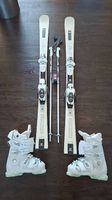 Salomon Damen Ski 155cm inkl. Atomic Skischuhen und Stöcken.