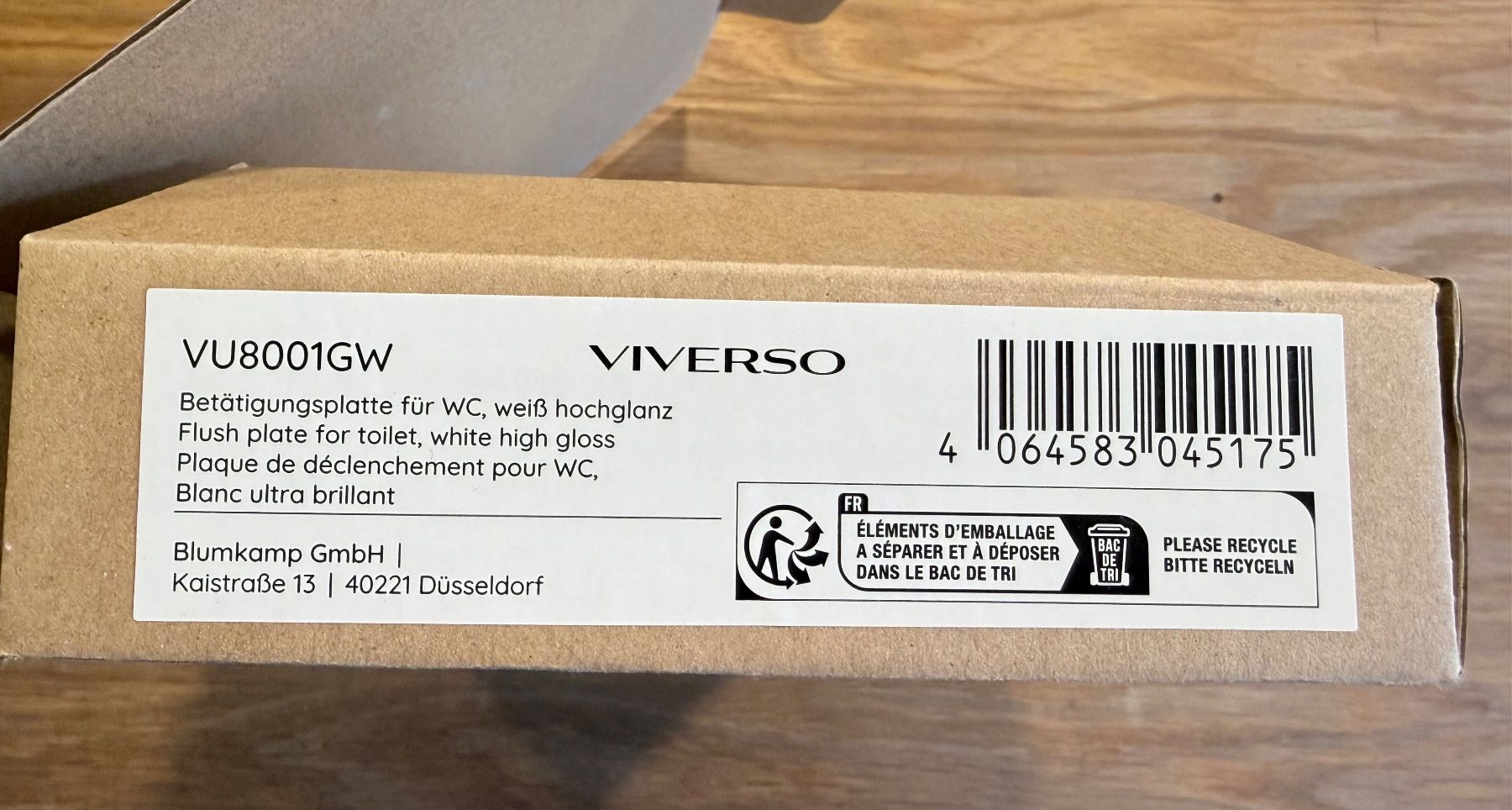WC: Betätigungsplatte Viverso passend zu Geberit – Neu und originalverpackt aus Rüti ZH von Dietschis 2