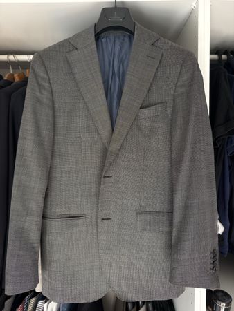 Suitsupply Sakko Vitale Barberis Canonico Gr.48 grau SlimFit