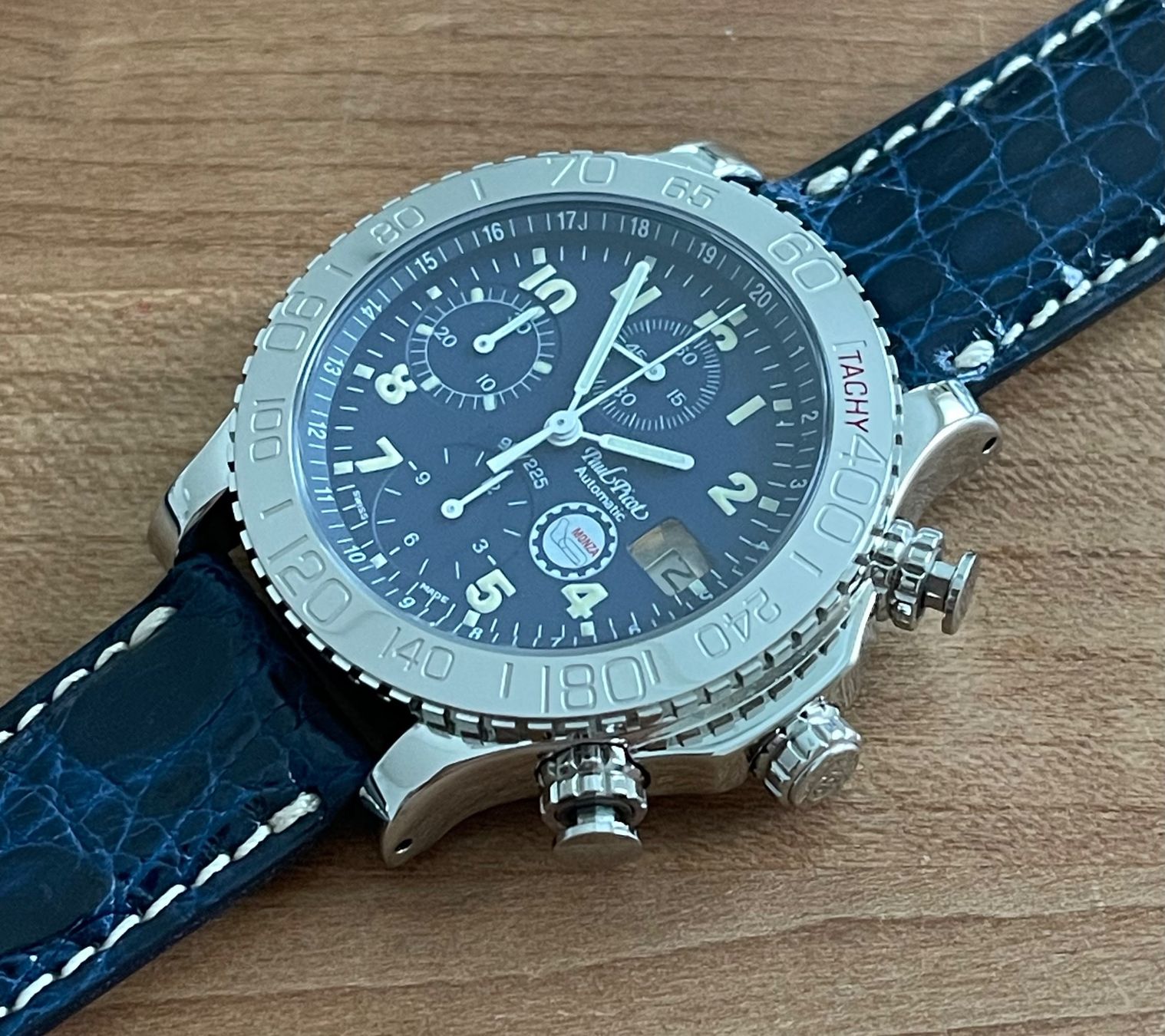 Paul Picot Uhren: Paul Picot Chrono Monza Automatic vollständig revidiert – Gebraucht aus Embrach von Canderau