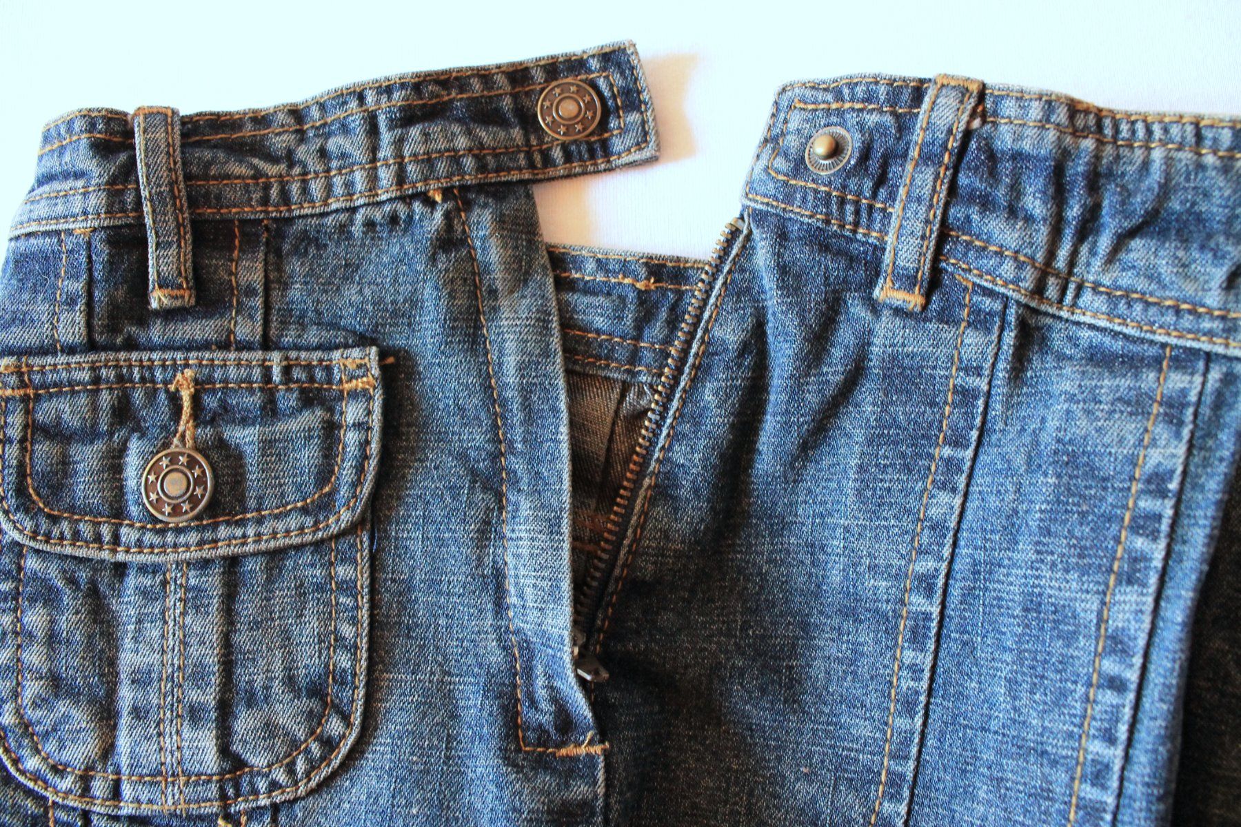 Vestiti & Gonne: H4-HIDS.de * JEANSROCK 128 – Usato da Rebstein venduto da Lunipu 2