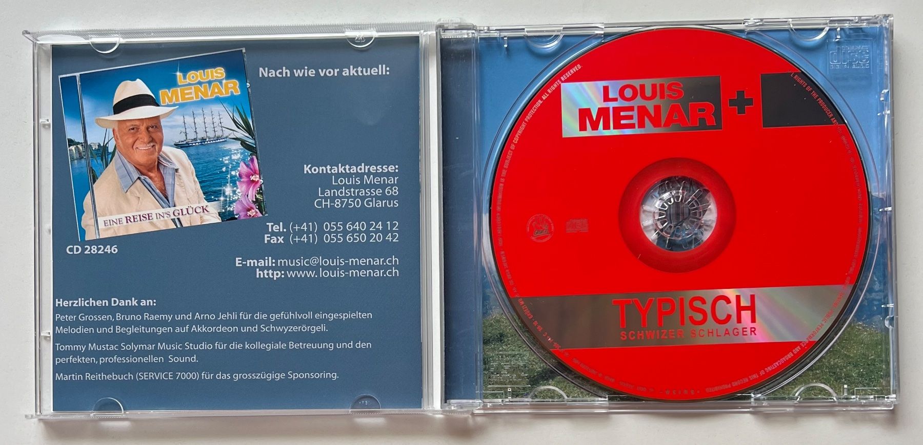 CDs: Louis Menar / Typisch - Schwizer Schlager – Gebraucht aus Näfels von rottabi 2