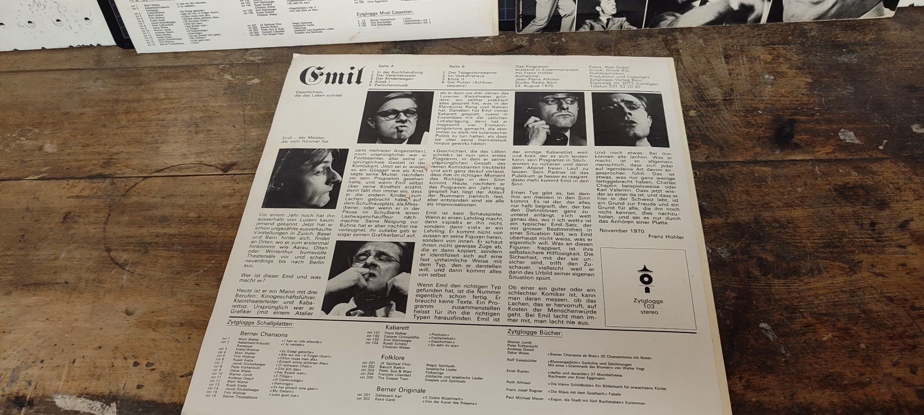 Dischi in vinile: 3 alte Emil Schallplatten – Usato da Gelterkinden venduto da MYSTOREFORYOU4460 5