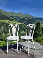 2 stühle, kein thonet, shabby chic, hochzeit,