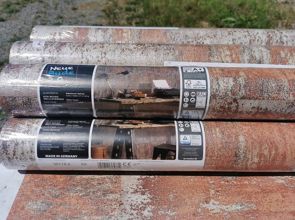 Carte da parati: 7 Rollen Vliestapete Metall / Rost - VB – Nuovo e nell'imballaggio originale da Oberbüren venduto da nexxor 2