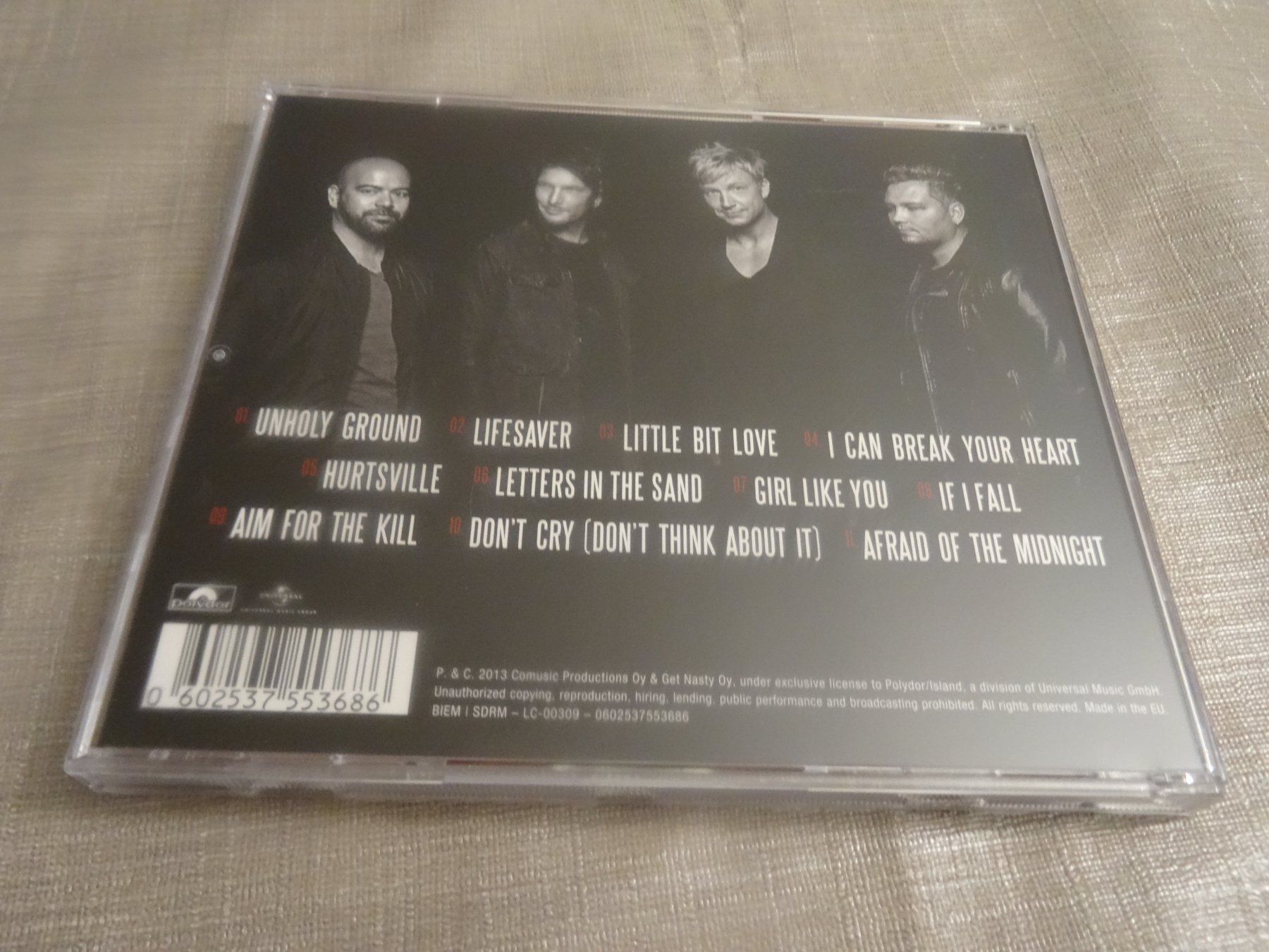 CD: Sunrise Avenue - Unholy Ground CD – Usato da Olten venduto da Disc-Ausverkauf 1