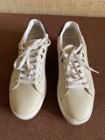 Sneakers DIESEL cremig aus Leder Grösse 39  Superzustand !