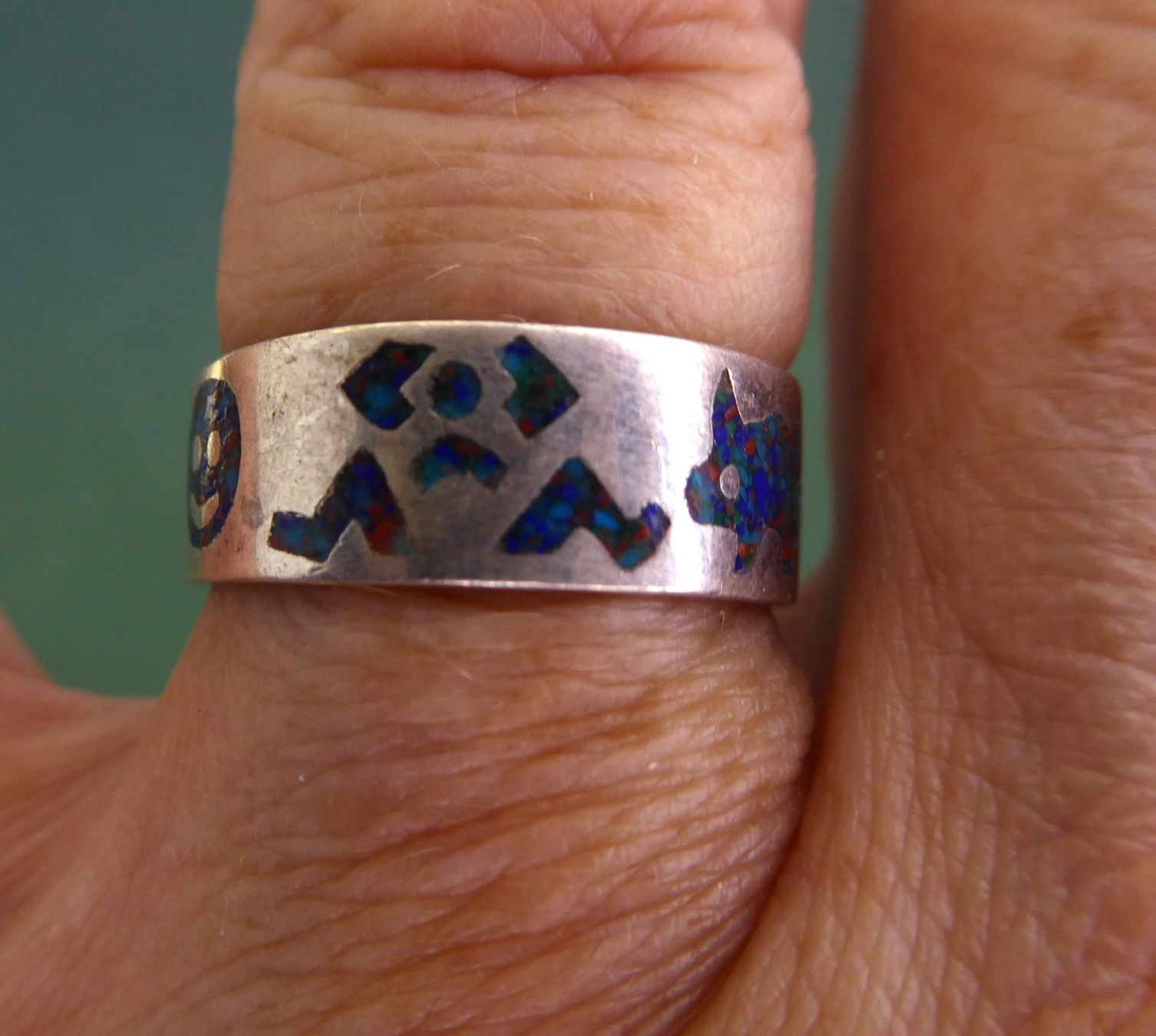 Bagues: Ring 925 Silber mit Emaille – D'occasion à Muri AG par silvermouse007 4