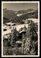 AK Arosa, Ortsansicht mit Hotel Eden