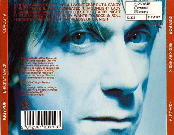CDs: CD Iggy Pop - Brick by brick (1990) – Gebraucht aus Möriken AG von mineralia 1