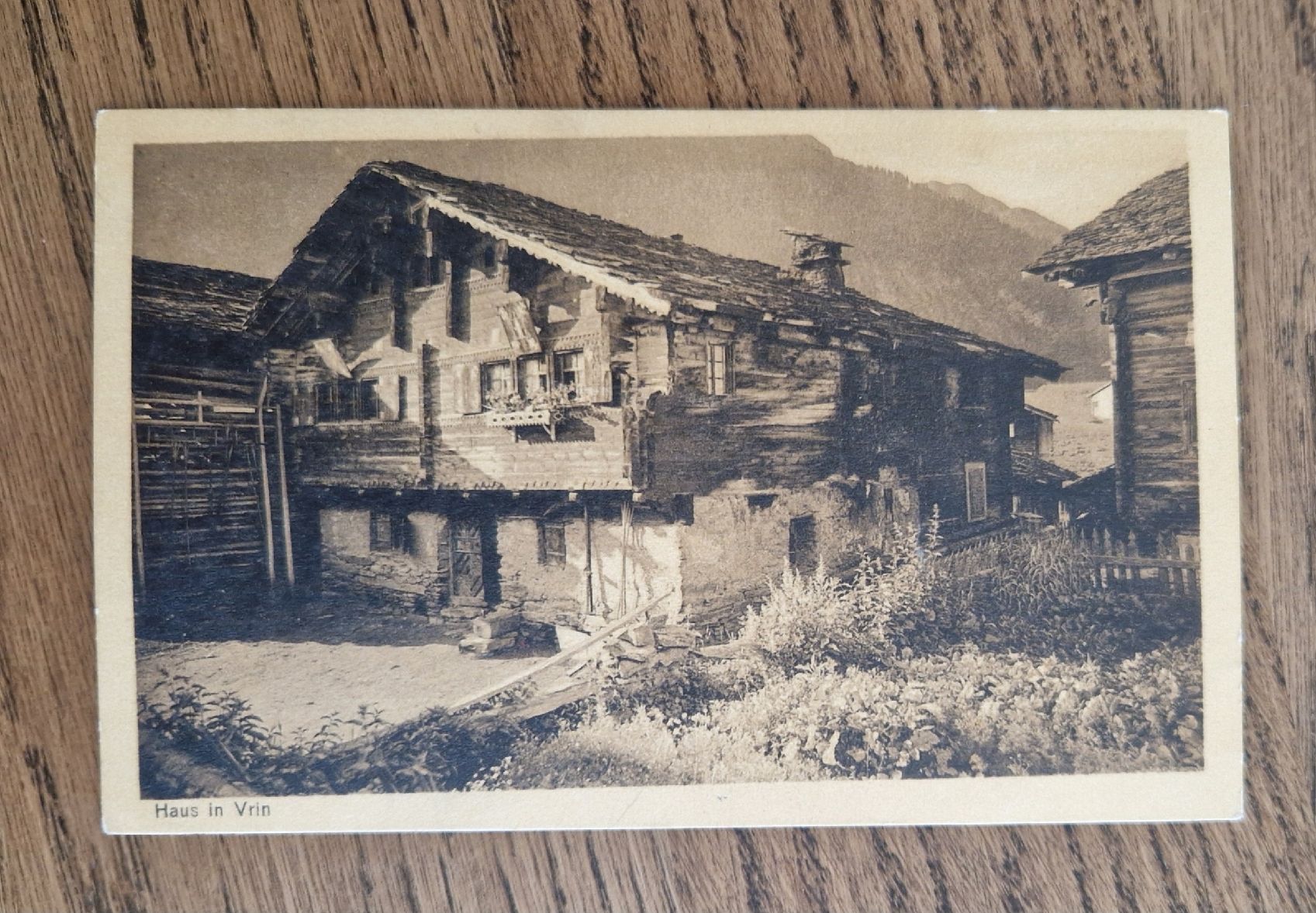 Ansichtskarten: Haus in Vrin – Gebraucht aus Ebikon von Donar50