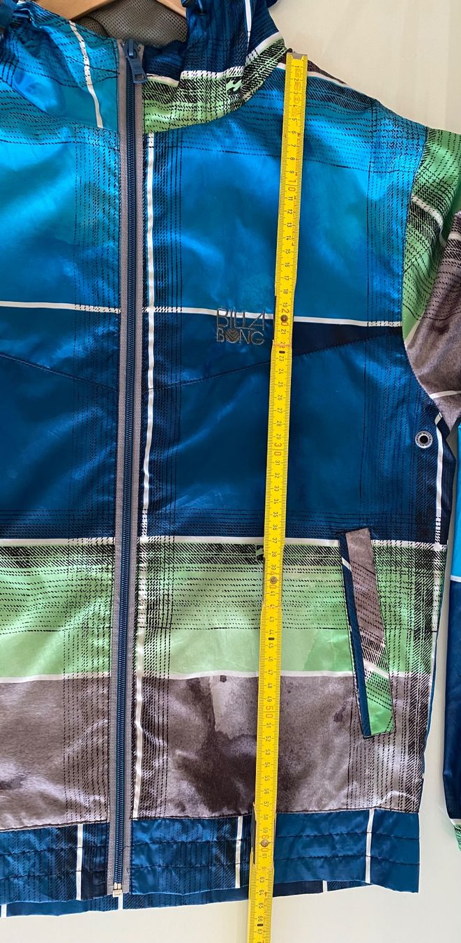 Billabong Giacche: Billabong Übergangsjacke, Windjacke, kariert, Gr. S – Usato da Uster venduto da And_62365 4