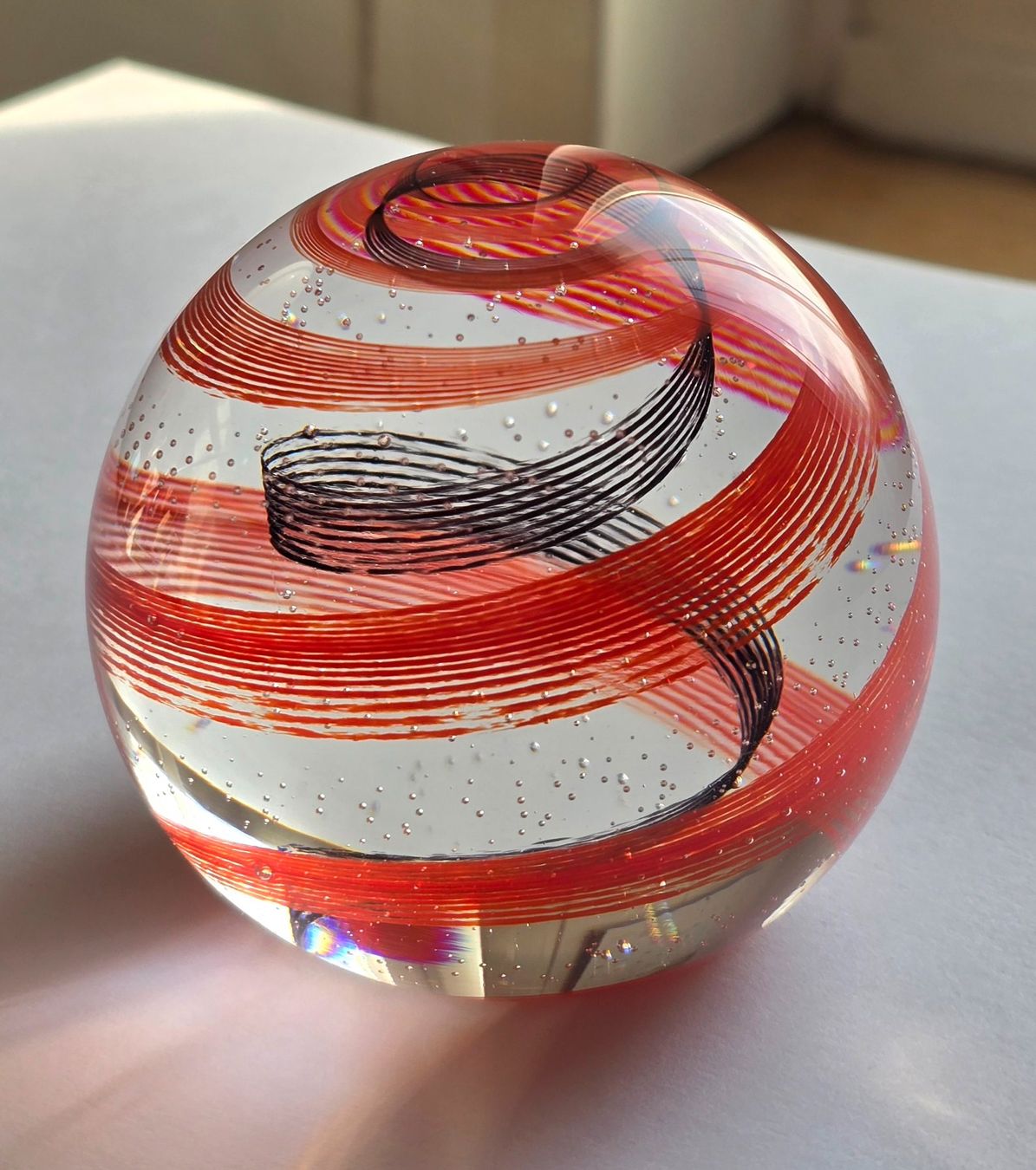 Tutte le decorazioni: Paperweight Caithness Scotland "WHIZZ"  Briefbeschwerer num. – Usato da Rheinau venduto da MakalekaAloha 6