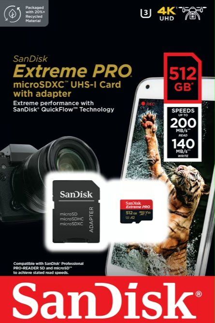 Sandisk Speicherkarten: SanDisk Extreme Pro 512GB – Neu und originalverpackt aus Derendingen von janamari