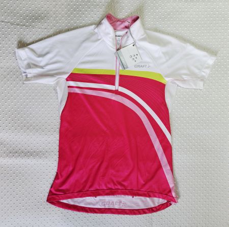 NEU! Craft Velotrikot Pink Weiss Women Gr. S/M